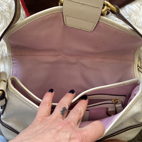 Coach monogram beige bag - Picture 6 of 7